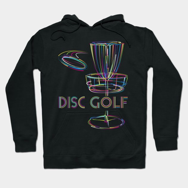 Disc Golf Retro Design Hoodie by DiscGolfSwag